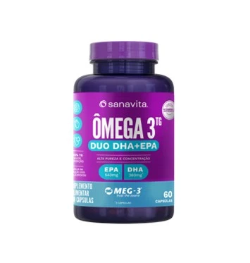 95004 Sanavita ÔMEGA 3TG Duo DHA + EPA - 60 cápsulas - Imagem 1