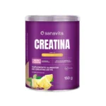Sanavita CREATINA Sabor ABACAXI e HORTELÂ - 150g