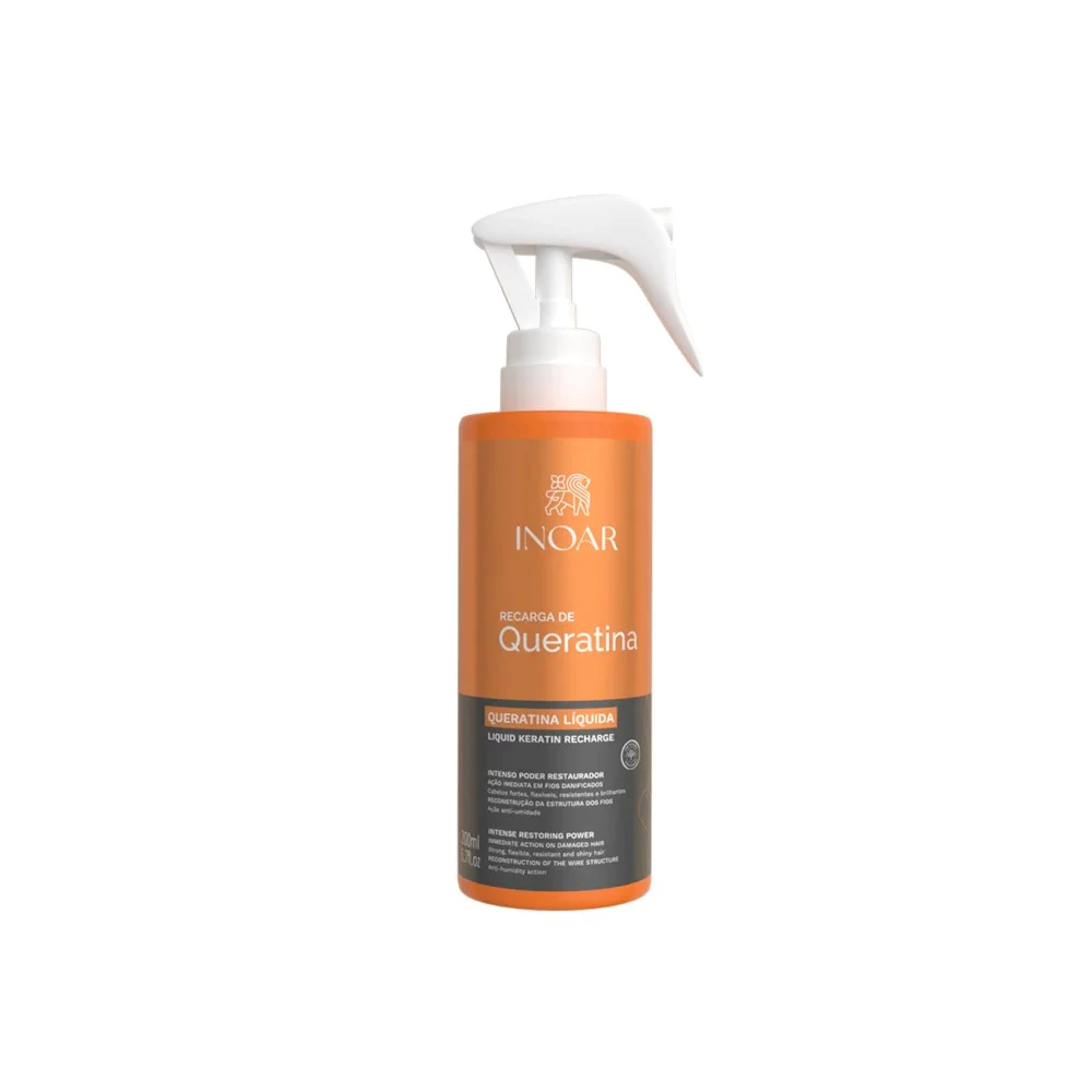 8079 Inoar Recarga Queratina Líquida 200ml - Imagem 1