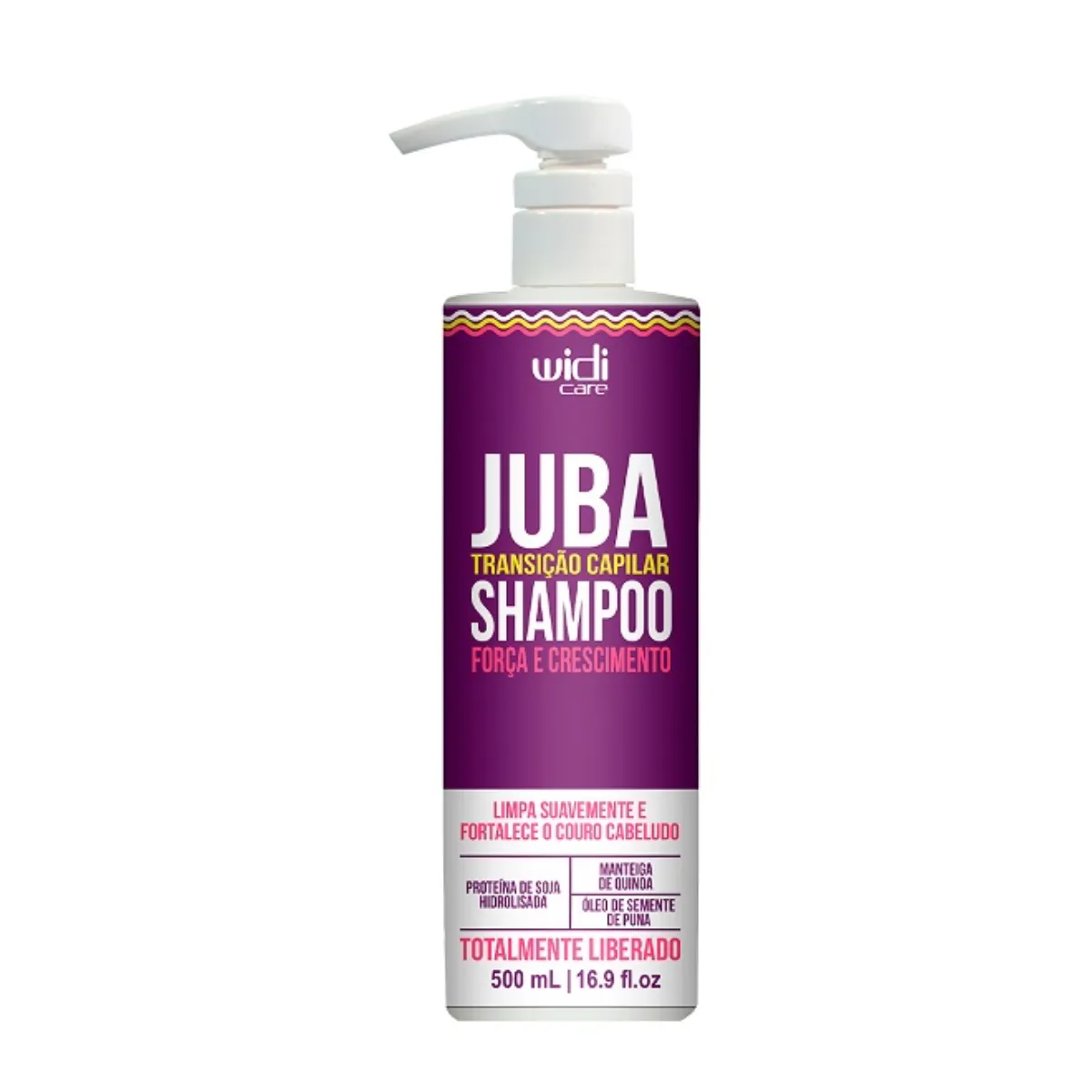 7121 Widi Care Juba Transição Capilar Shampoo - 500ml - Imagem 1