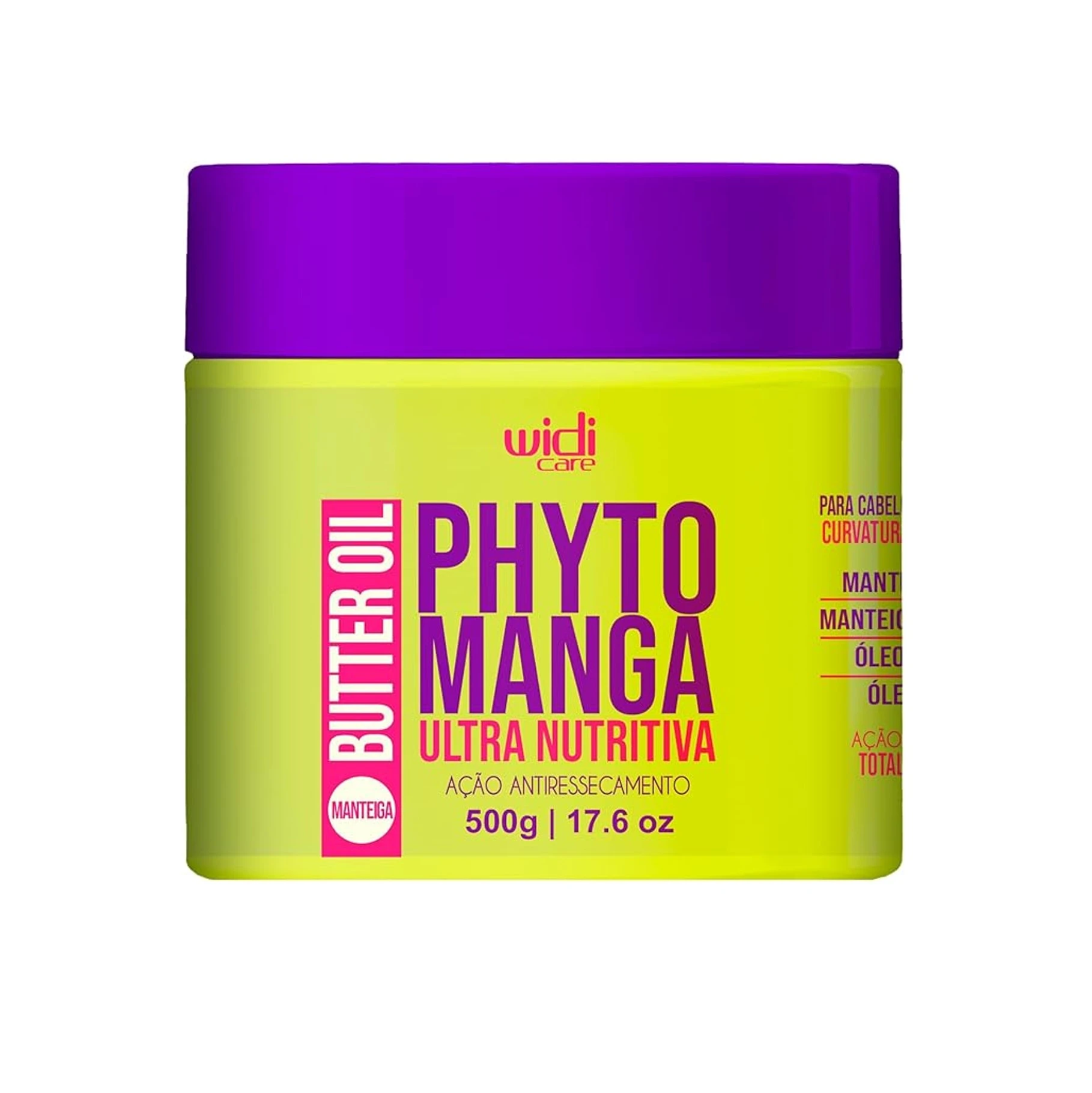7172 Widi Care Phytomanga Butter Oil Máscara Ultra Nutritiva - 500g - Imagem 1